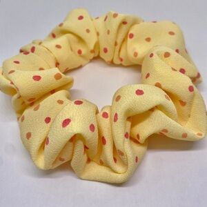 Yellow dot Scrunchie
